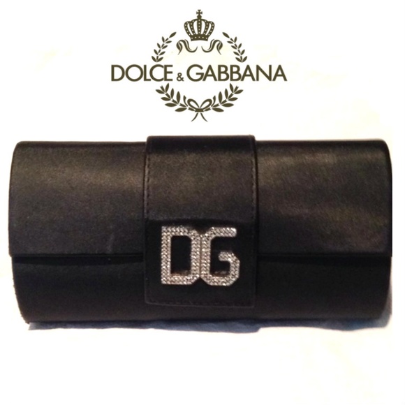 Dolce & Gabbana Accessories - Dolce & Gabbana black with  Swarovski Crystal sun glass case